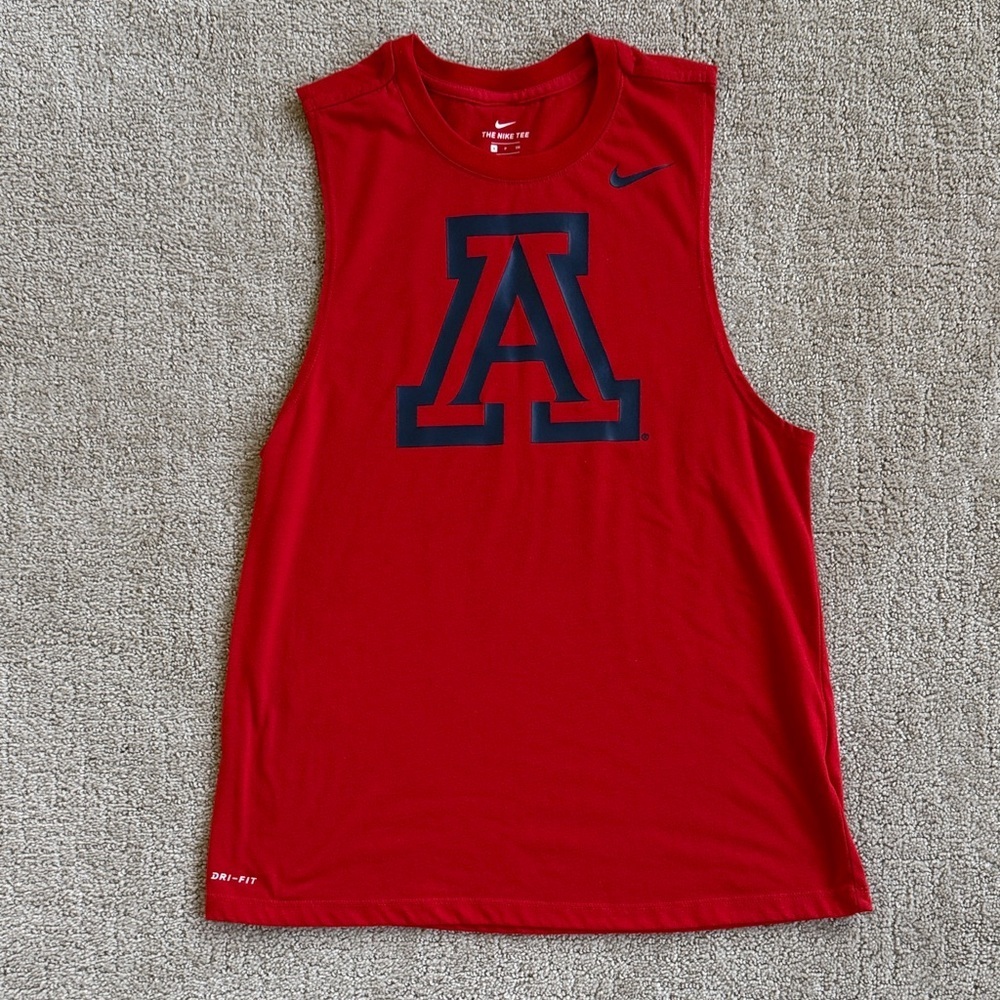 Nike Red University of Arizona Sleeveless Muscle Tank